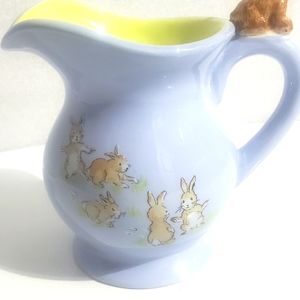 Adorable small pitcher Global Designs Connection by Kate Williams